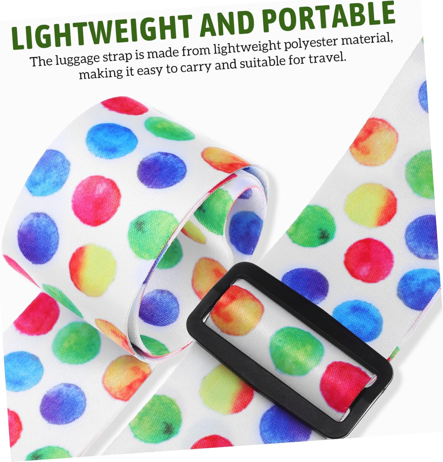 PRETYZOOM Luggage Straps for Suitcases Adjustable Travel Security Straps Lockable Luggage Belts for Travel image number 1