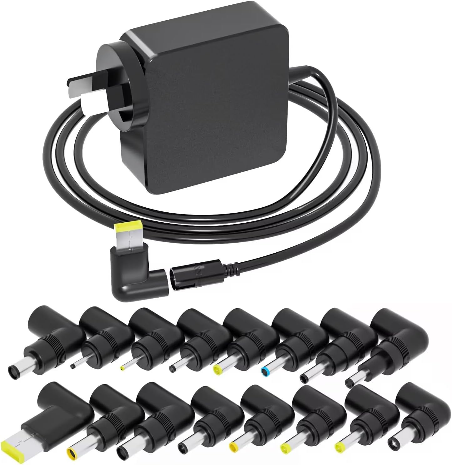 90W Universal Laptop Charger AC Adapter for HP Asus Acer Toshiba Dell Lenovo Fujitsu Gateway Ultrabook Chromebook IBM Compaq Samsung Sony Notebook Power Supply 18V/18.5V 19V/19.5V 20V 6A with 16 Tips