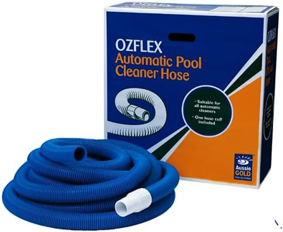 Aussie Gold Ozflex 12M X 38Mm Suction Cleaner Hose - Grey Pool Cleaner Hose