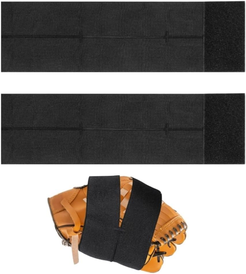 2Pcs Baseball Glove Wrap Softball and Baseball Glove Strap Band Baseball Mitt Shaper for Protection Baseball Sports