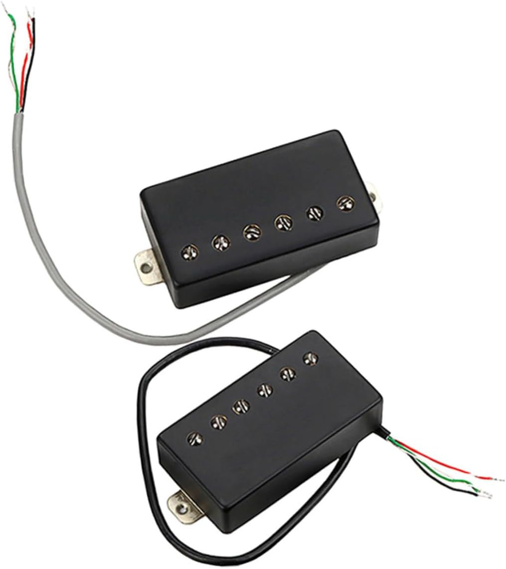 2Pcs Matte Guitar Dual Pickups Acoustic Guitar Pickups Unique Design for Replacement Compatible