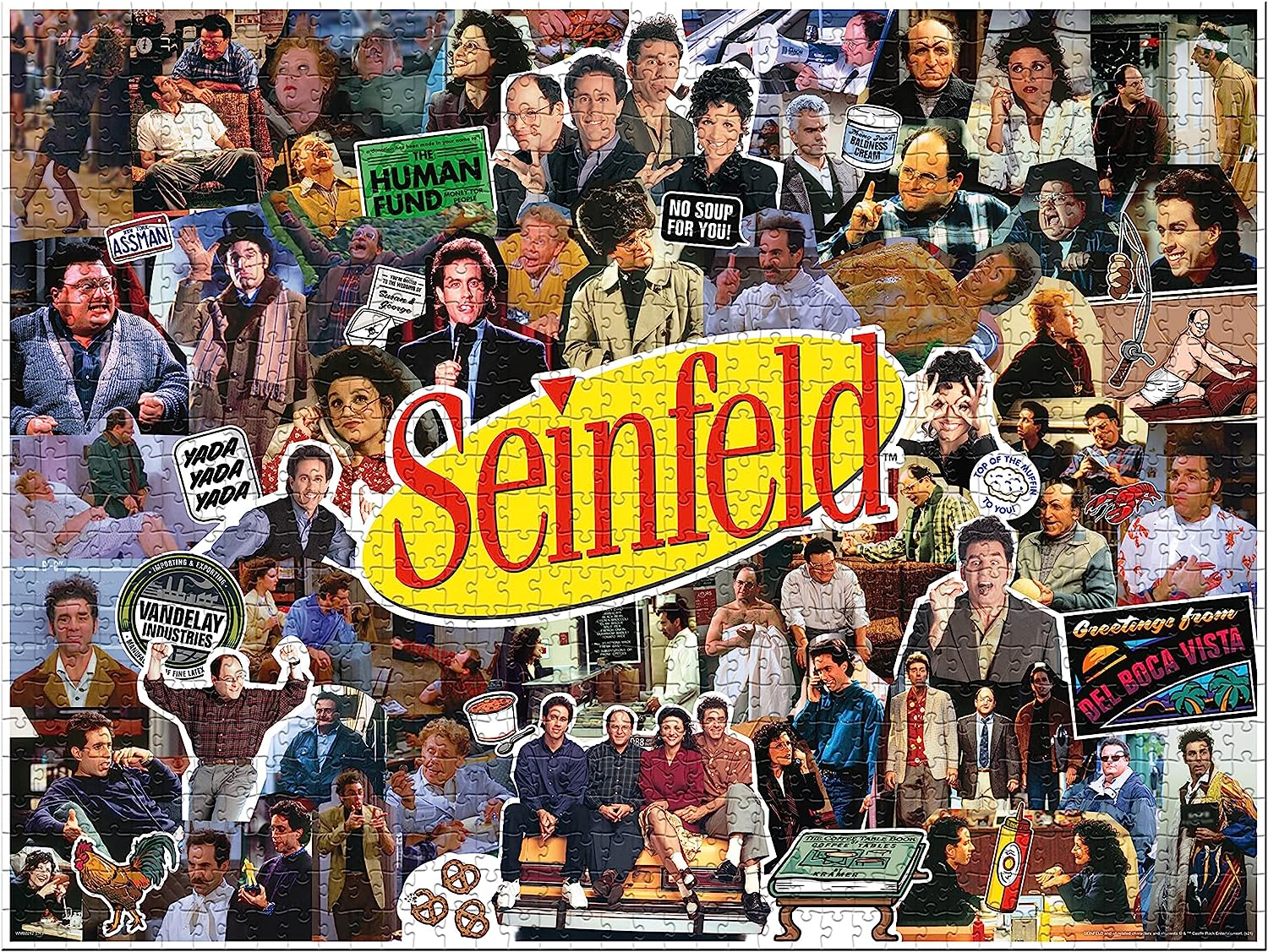 Top Trumps Seinfield Puzzle 1,000 Pieces image number 1