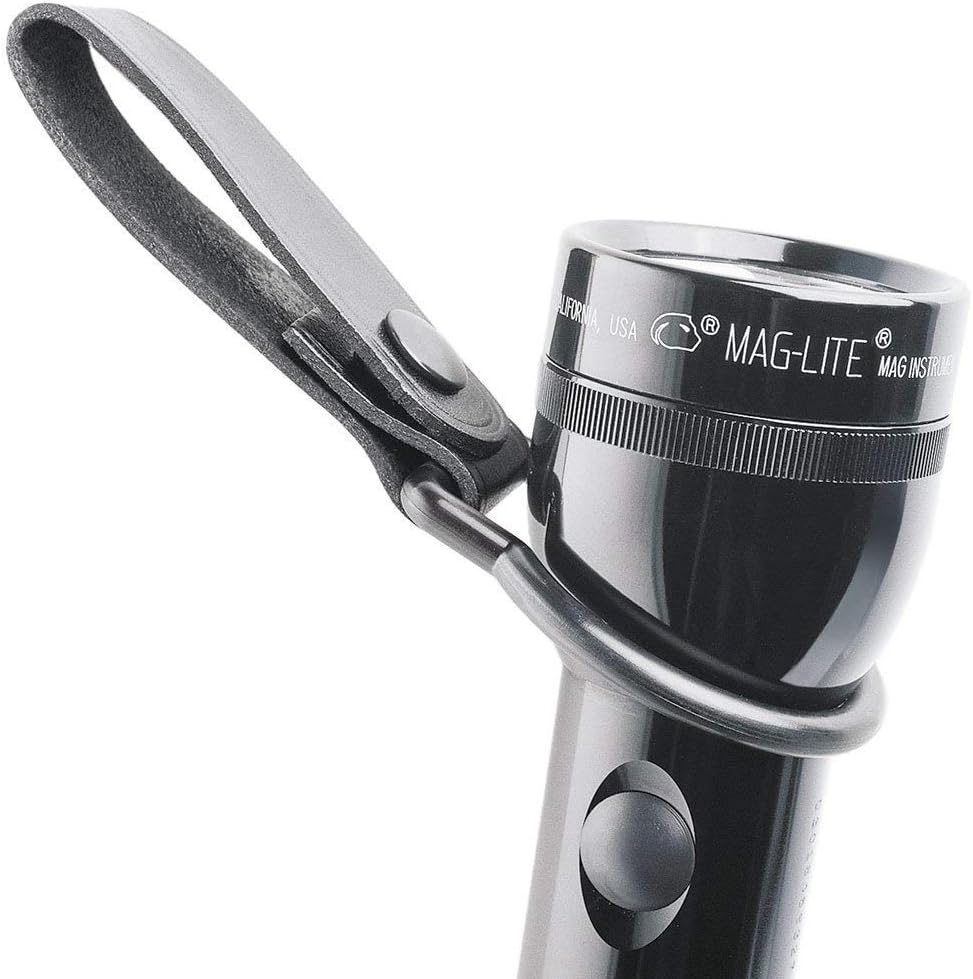 Maglite Plain Leather Belt Holder for D Cell Flashlights, Black image number 2
