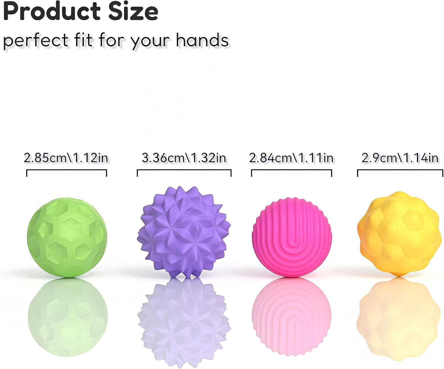 Silicone Magnetic Balls Fidget Toys for Adults & Teens,8Pcs Stress Relief Sensory Toys for Autism ADHD Anxiety,Fun Textures Gadgets,Office Desk Toy,Stocking Stuffers for Women Men Teen (Colorful*4) - Colorful*8 image number 2
