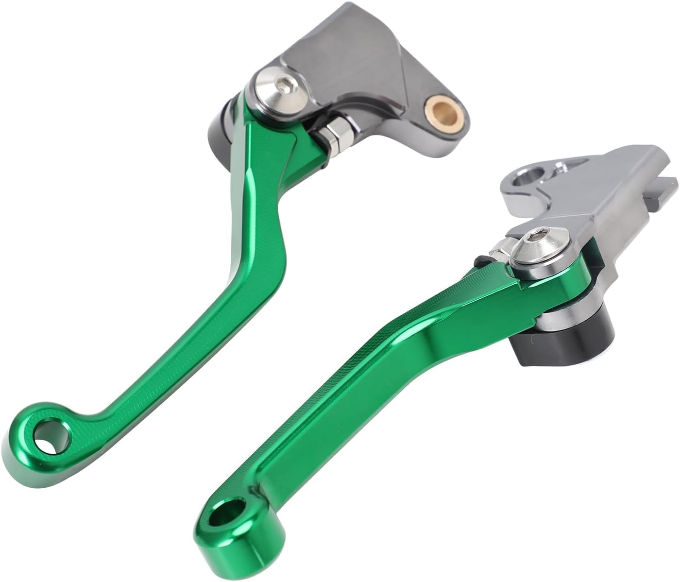 KLX110 KLX 110 Brake Clutch Lever for KLX110L 2010-2024 Dirt Pit Bike,Cnc Foldable Pivot,Collision Rebound,Green image number 4