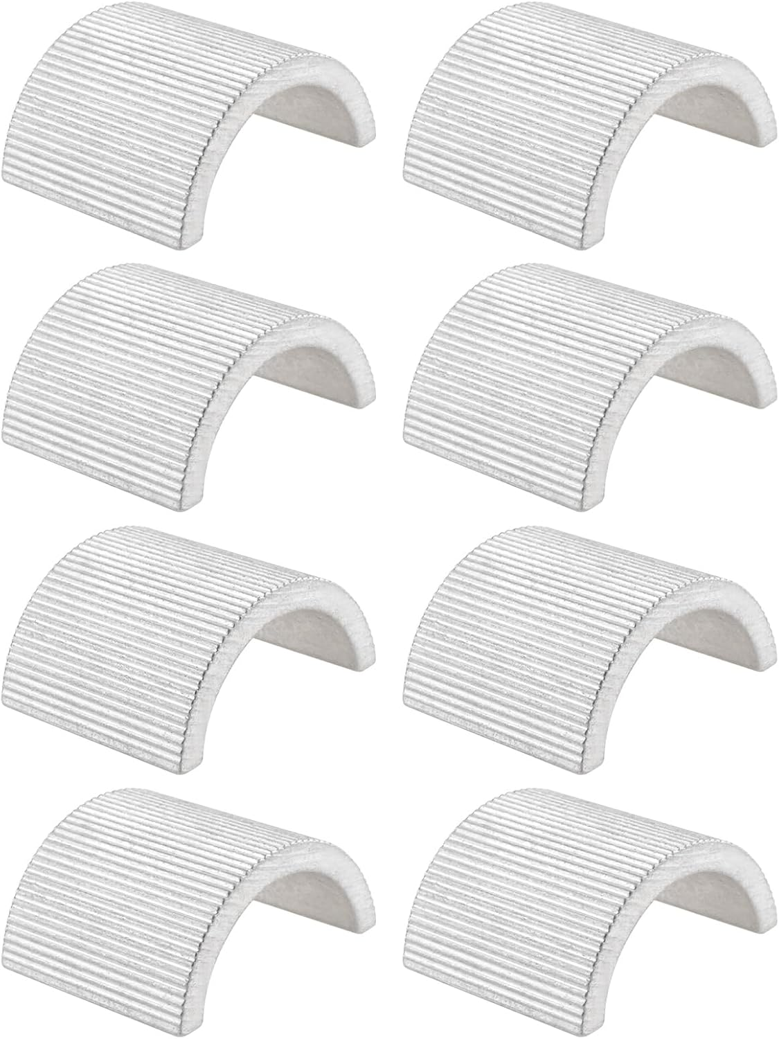 LT Easiyl 8Pcs Motorcycle Handlebar Shims 7/8" to 1" Bar Aluminum Alloy Motorcycle Handlebar Spacer Conversion Washers Conversion 25Mm to 22Mm Gasket Silver