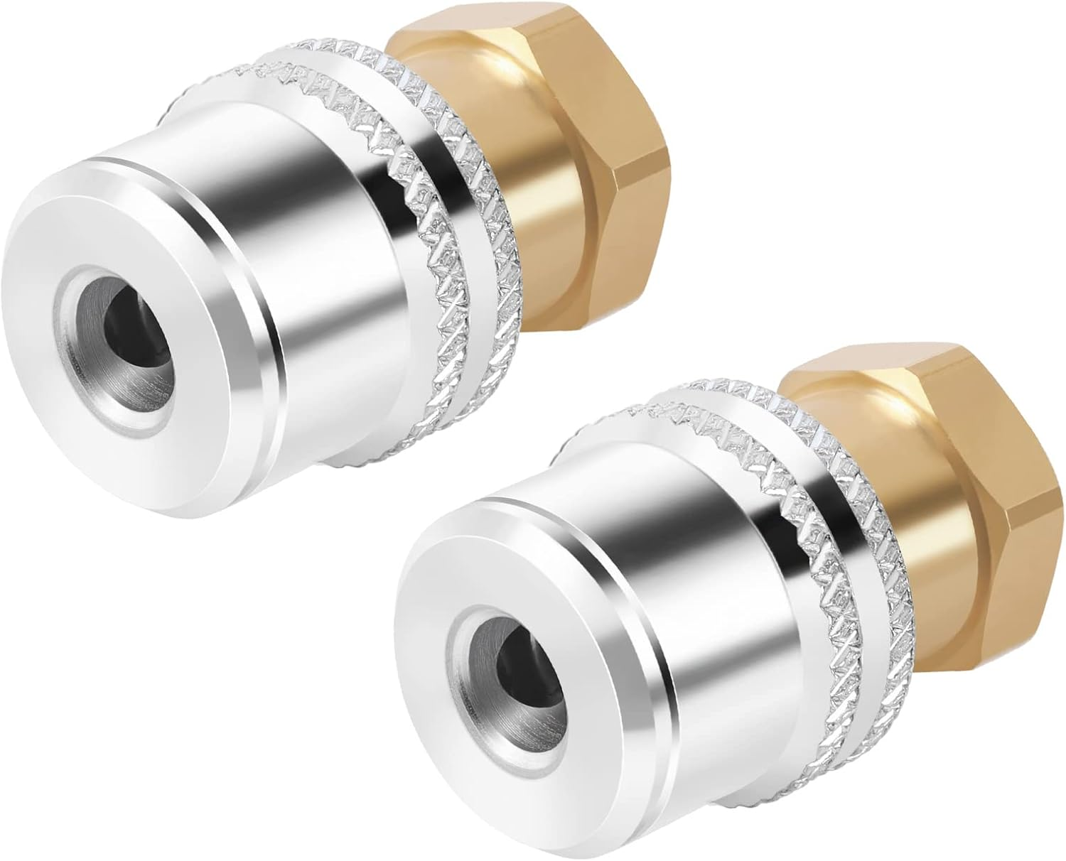 GODESON Lock on Air Chuck, 1/4FNPT Closed Flow Brass Tire Chuck, 2 Pack image number 4