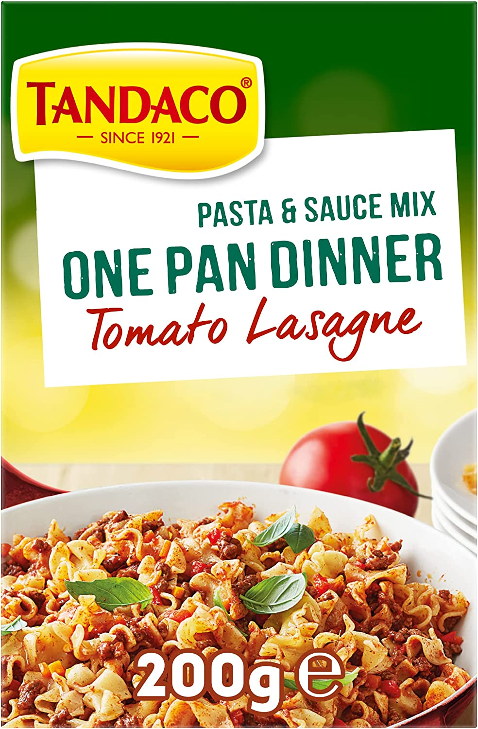 Tandaco Tomato Lasagne One Pan Dinner Ready to Eat Meal 200G image number 4