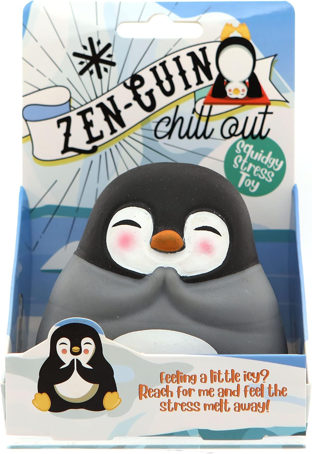 Boxer Gifts Zen-Guin Stress Relief Toy | Helps with Anxiety | Fun Penguin Themed Novelty Desk Accessory Gift, BB2236 image number 3