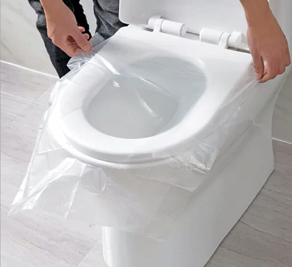 Smartopus 50 Pack Toilet Seat Covers,Disposable Waterproof, Ideal for Kids Potty Training and Adults,Individually Wrapped for Travel Home, Extra-Large image number 3