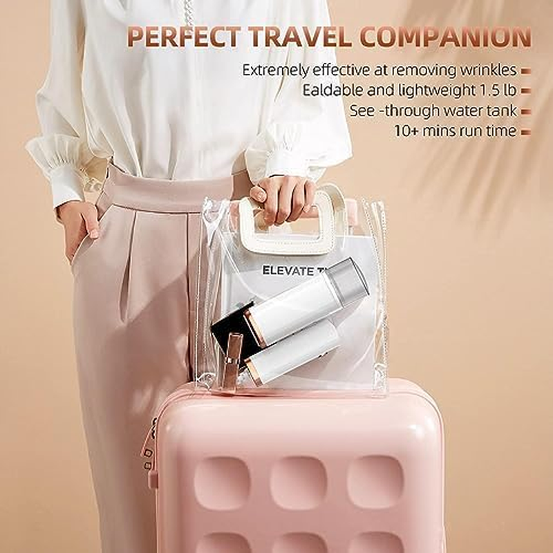 Portable Handheld Steam Garment Steamer Foldable: Effortless Wrinkle Clothes Steam Iron Removal 20-Second Fast Heat-Up, 1200W, 120Ml Water Tank for Home & Travel image number 5