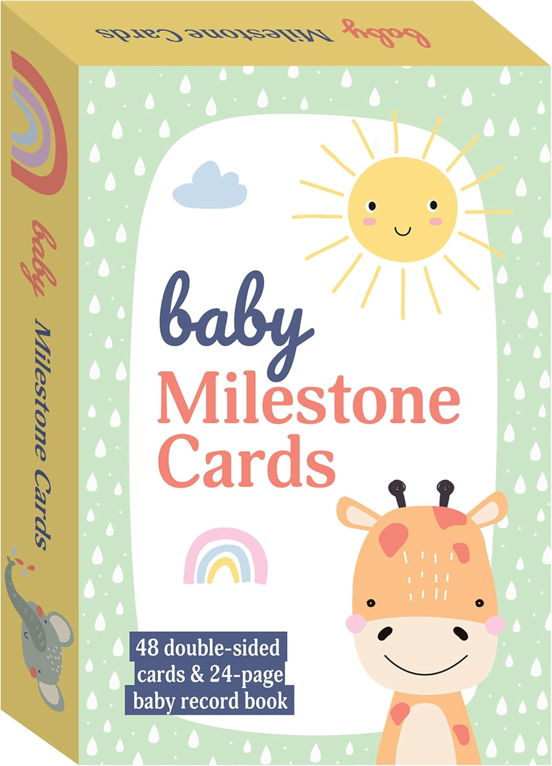 Baby Milestone Cards &ndash; 50 Adorable Photo Cards to Capture Special Moments &ndash; Newborn Memory Keepsake for Parents & Baby Showers image number 3