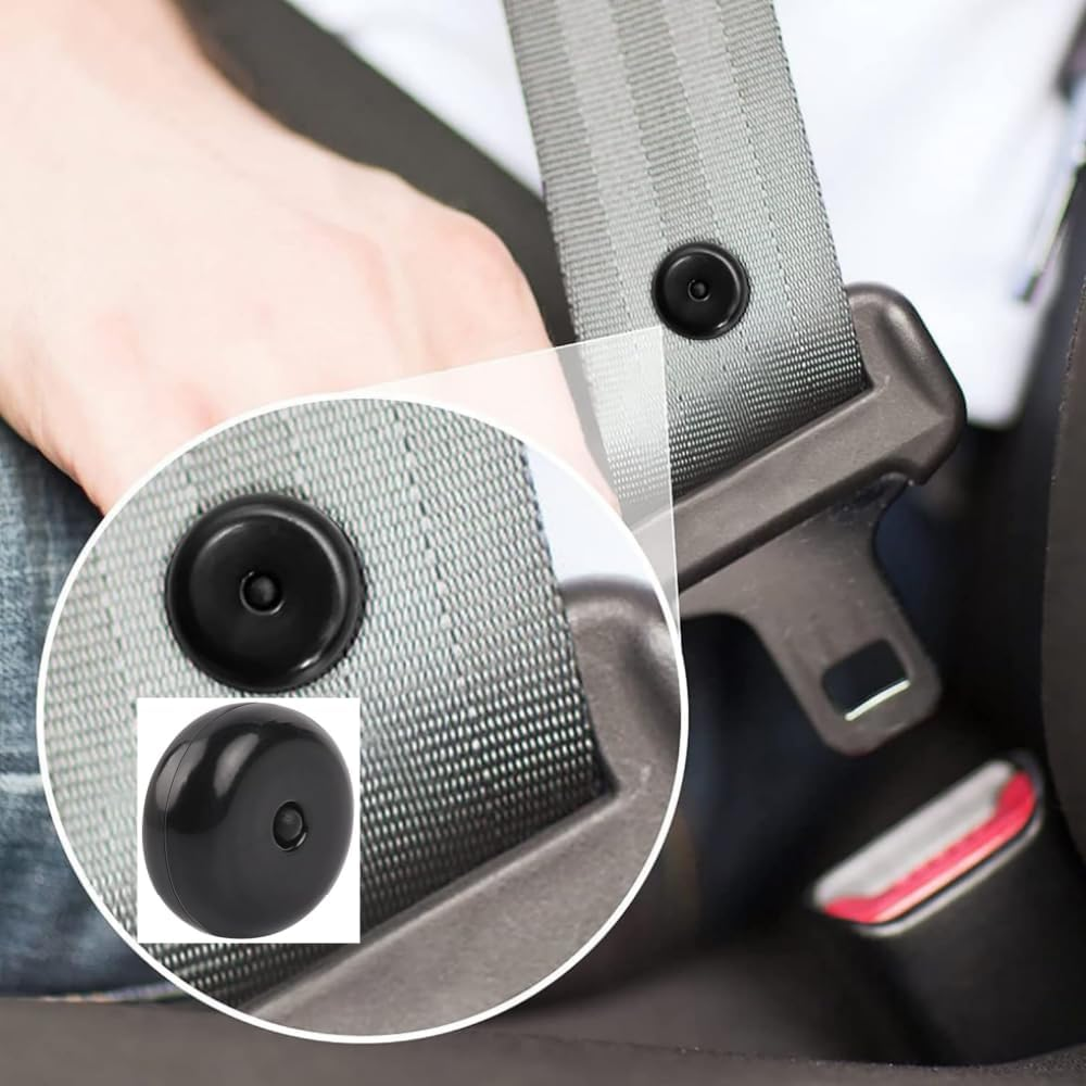 20 Seat Belt Button, Universal Fit Seatbelt Stopper, Buckle Clip Stop Button for Car, Truck or SUV Seat Belt image number 4