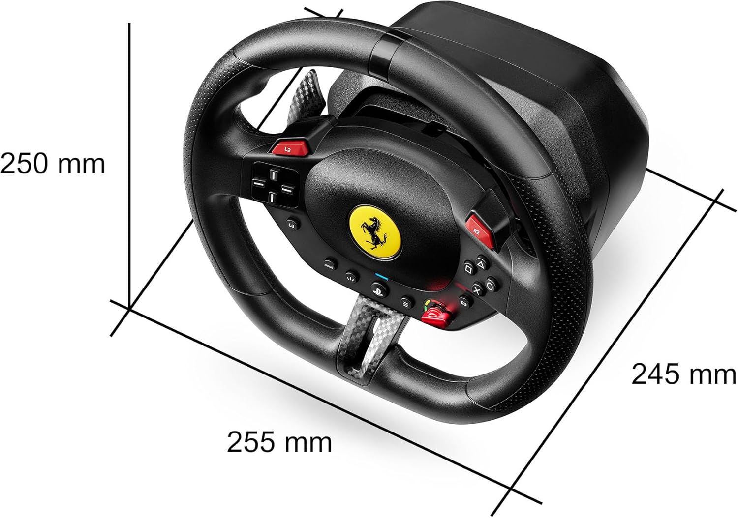Thrustmaster T98 Ferrari 296 GTB, Racing Wheel for PS5, PS4, PC image number 2