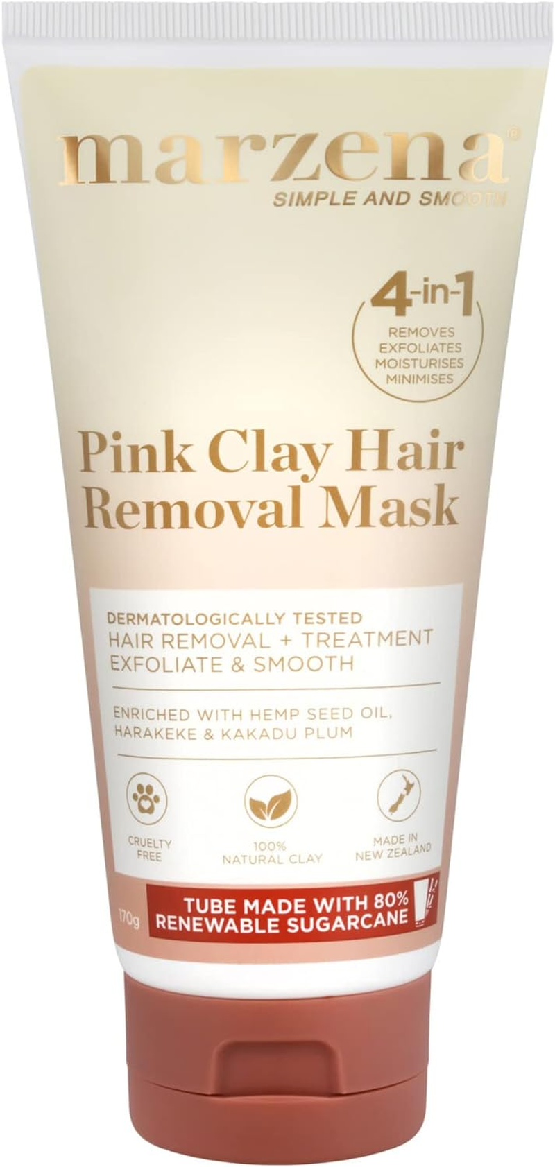 Marzena Pink Clay Hair Remover Mask, 170 G