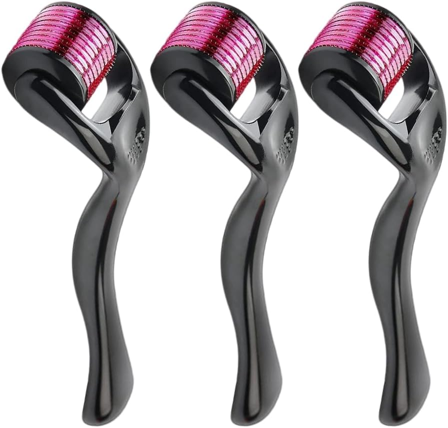 0.5Mm Titanium Derma Roller 540 Needles - Professional Microneedling Tool for Face & Hair Growth, Cosmetic Grade Dermaroller with Storage Case, Anti-Aging Skin Care Treatment Device image number 6