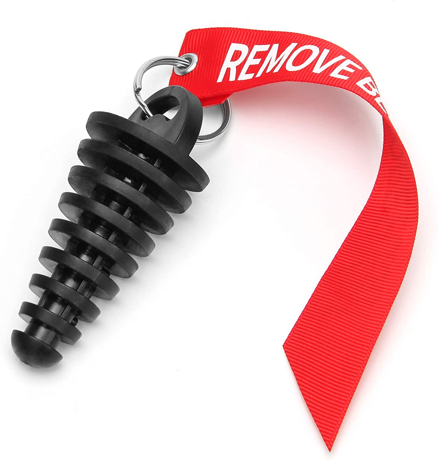 Coitak Muffler Exhaust Wash Plug, 0.6-1.5 Wash Plug for Motorcycle Bike 2 Stroke Rubber Exhaust Silencer (2 Pack) (0.6-1.5) image number 3