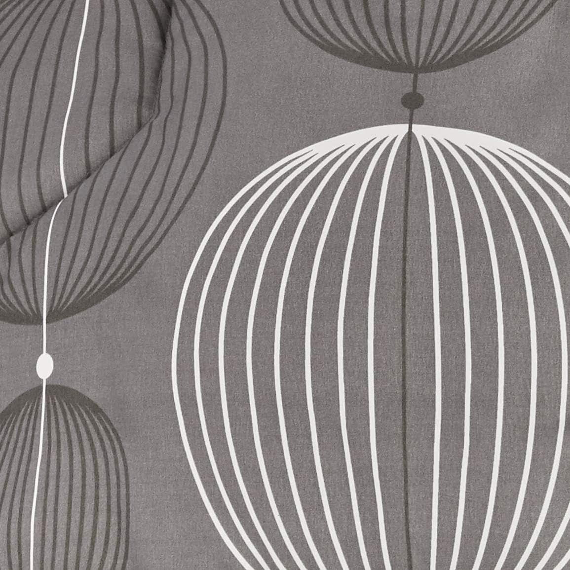 Amazon Basics 7-Piece Lightweight Microfiber Bed-In-A-Bag Comforter Bedding Set - Full/Queen, Industrial Gray image number 2