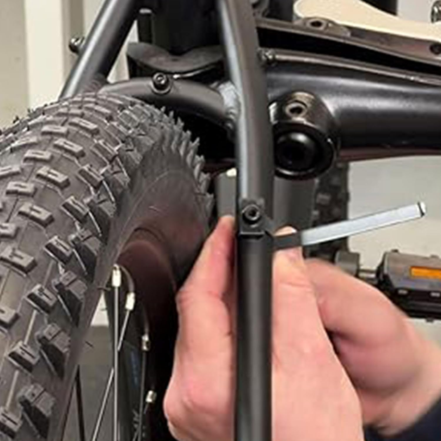 ABUS Frame Lock 6950M Xplus Granite - for All Standard Bicycle Frames - Universal Adjustable - Immobiliser for Bicycles - Variant No