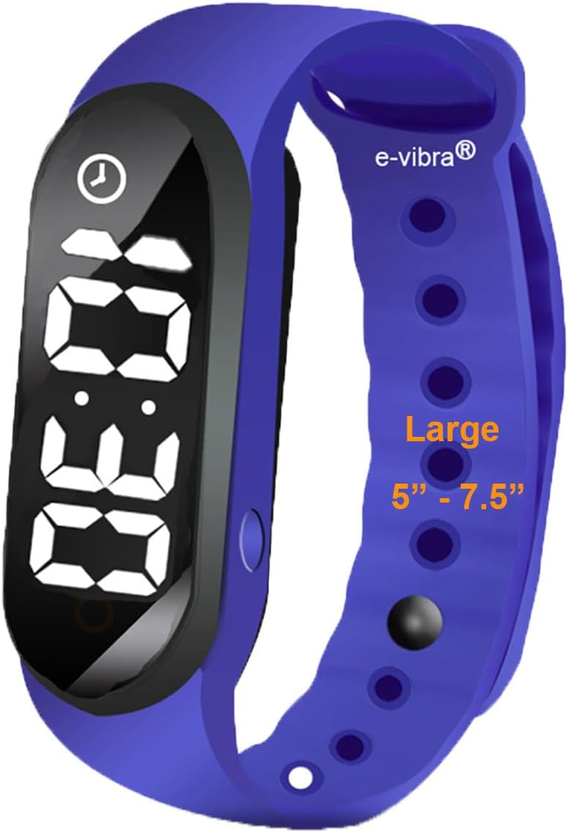 Potty Training Watch - Silent Vibrating Alarm Watch with Countdown Timer (Rose Red)