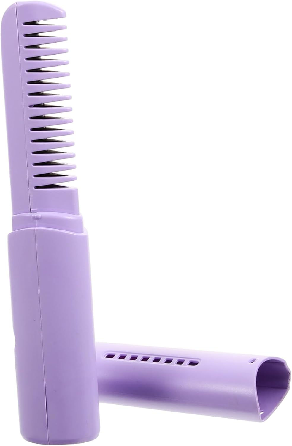 CLISPEED Portable USB Cordless Hair Straightener Brush with Scalp Massage Compact Travel Friendly Heated Comb for Gentle Damage Reducing Hair Styling image number 4