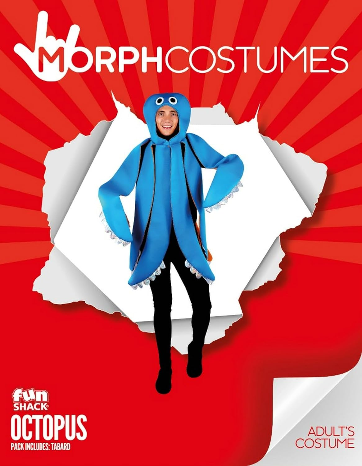 Fun Shack Adults Animal Costumes Mens Novelty Shark Octpus & Lobster Suits image number 4