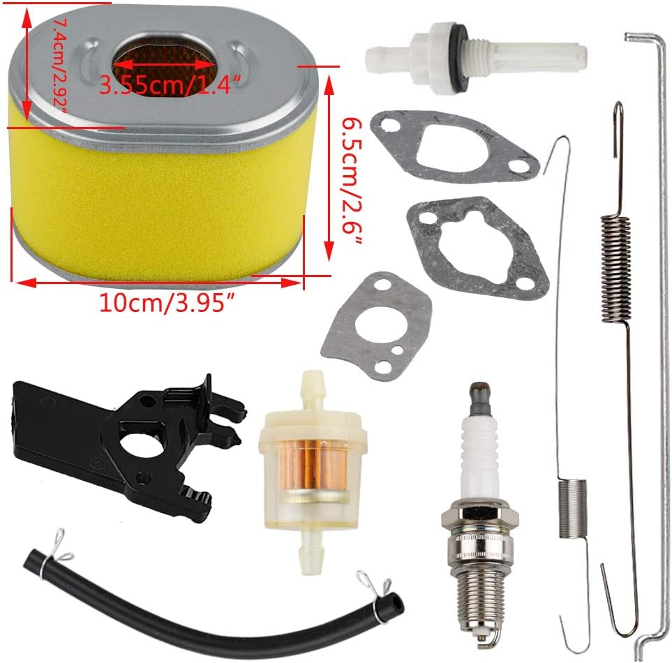 GX160 Carburetor for Honda GX 160 GX168 GX200 5HP 5.5HP 6.5HP Engine Water Pump Pressure Washer Mower 16100-ZH8-W51 Carb with 17210-ZE1-505 Air Filter Throttle Governor Link Rod Spring Kit image number 2
