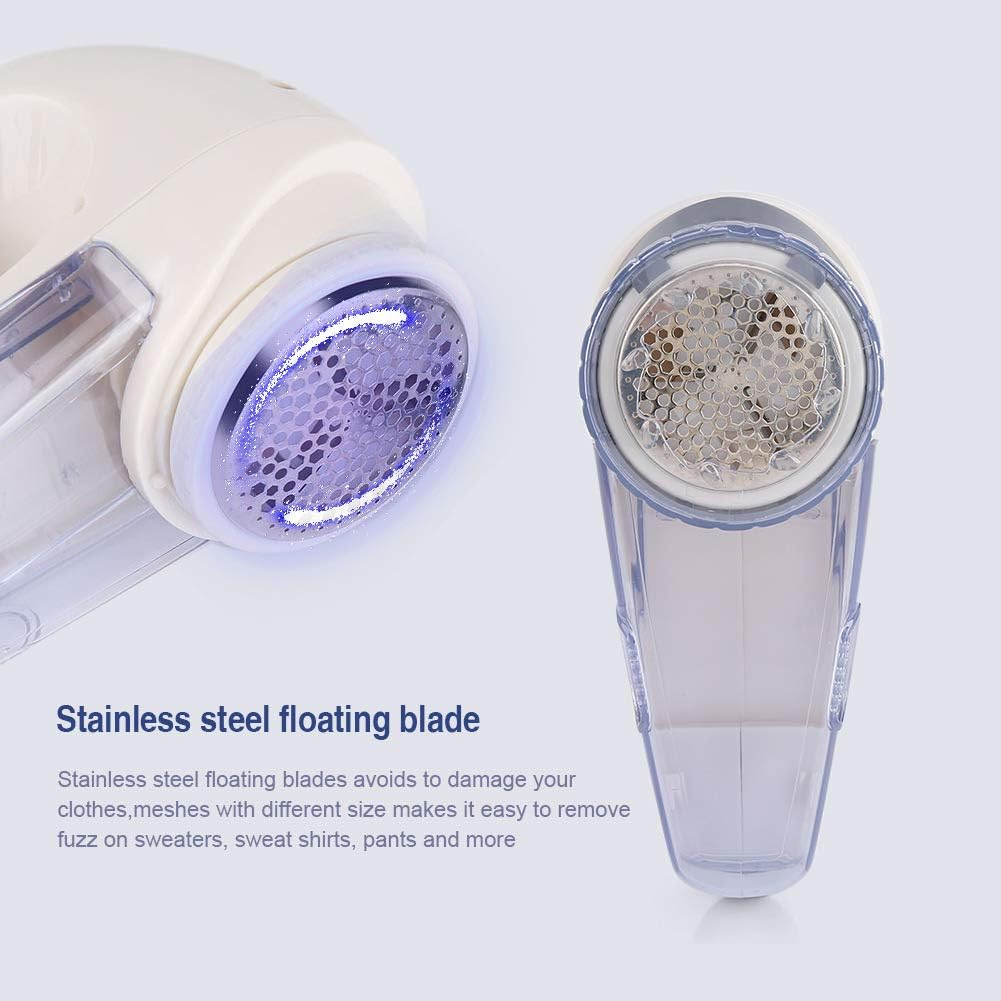 Portable Battery Powered Sweater Fuzz Shaver for Clothes with Stainless Steel Blades for Travelers, Default image number 1