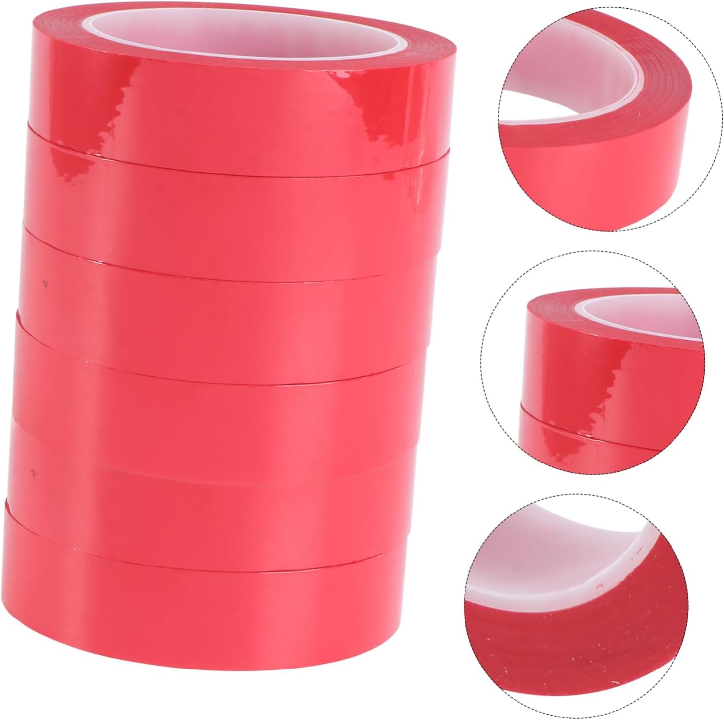 SOLUSTRE 6Pcs Strong Double Sided Adhesive Tape Mara Tape Insulation Heavy Duty Positioning Random Color image number 5