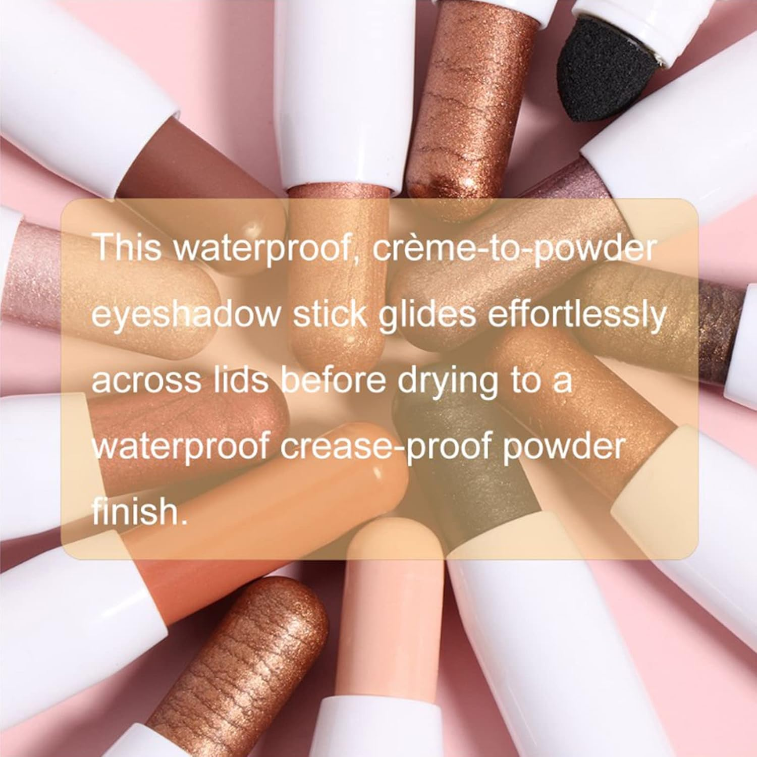 Roseflower 6 Colors Eye Shadow Stick Shimmer Eyeshadow Pen Waterproof & Long Lasting Metallic Cream Eye Shadow Pencil Eyeliner Crayon Set for Eyes Shimmer Eye Highlighter image number 4