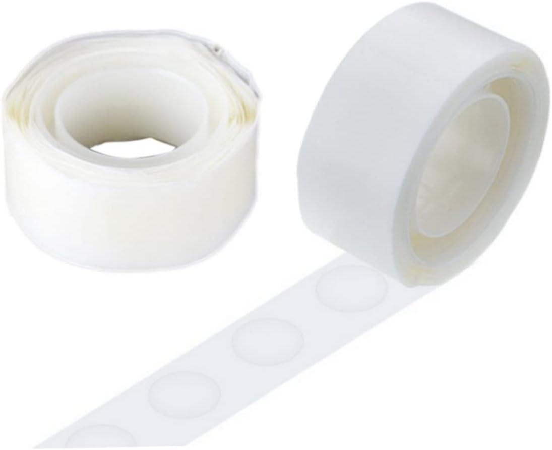 TEHAUX 10Rolls Multifunction Double-Sided Adhesive Tape Strong Sticky Removable Tape for Home Office Car Storage image number 5