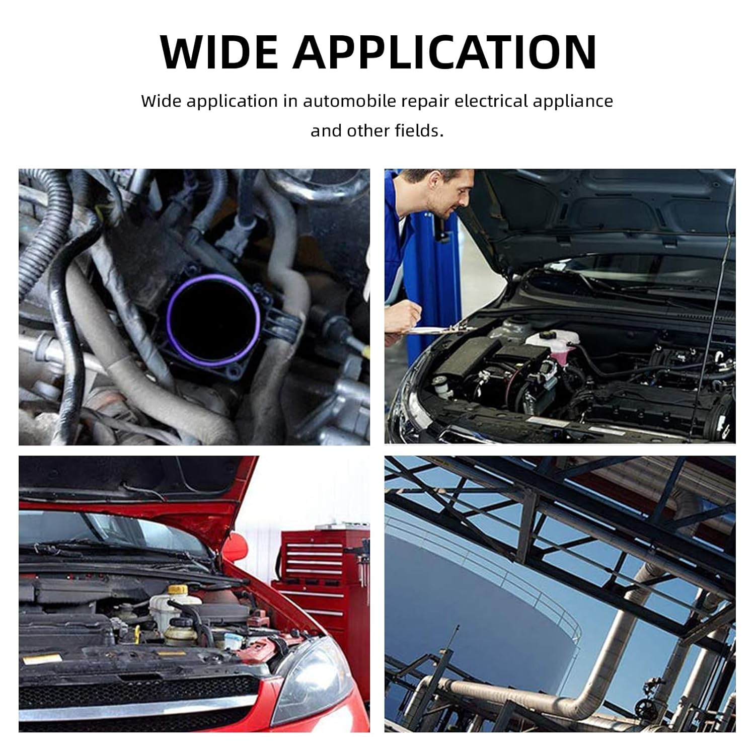 270Pcs O Ring Kit Rubber 18 Sizes O-Ring Car Auto Vehicle Repair Air Conditioning Compressor Seals Assortment Kit Purple image number 5