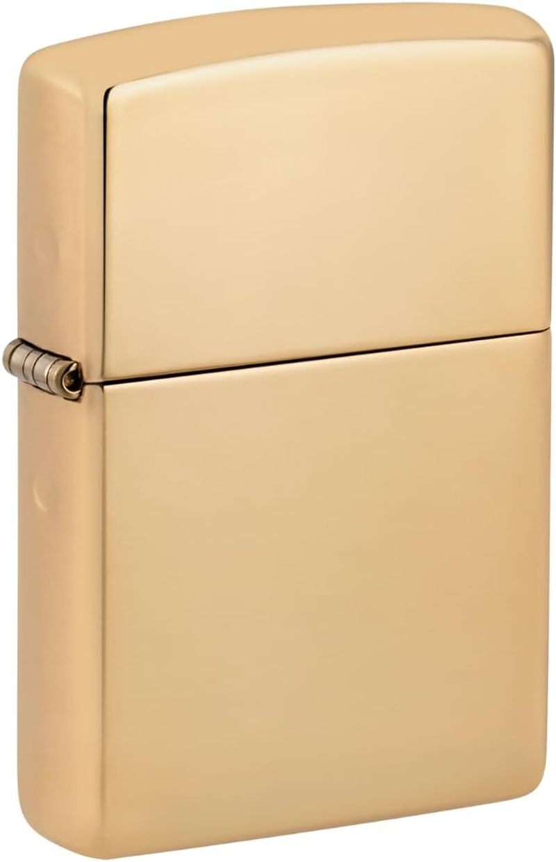 Zippo Adult-Unisex 254B Classic High Polish Brass Lighter, Gold image number 4