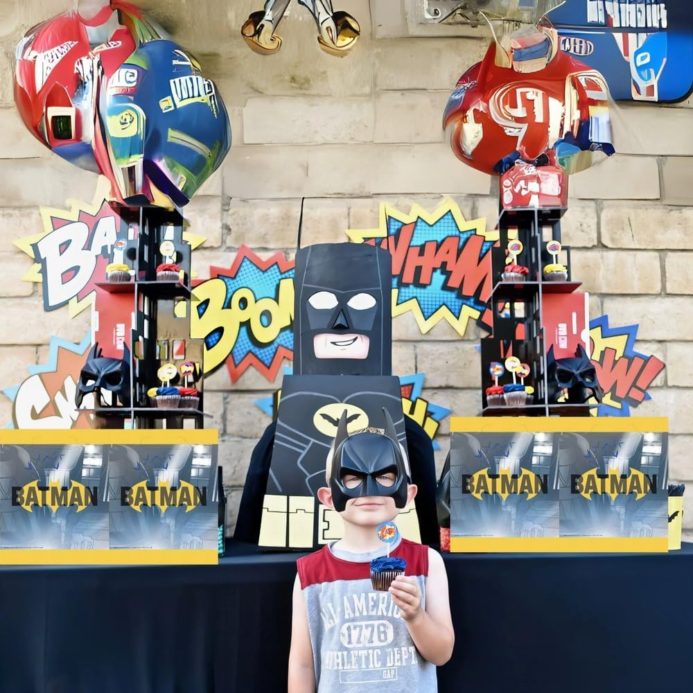 Unique Party 77523 Batman Party Bags, Pack of 8 image number 4