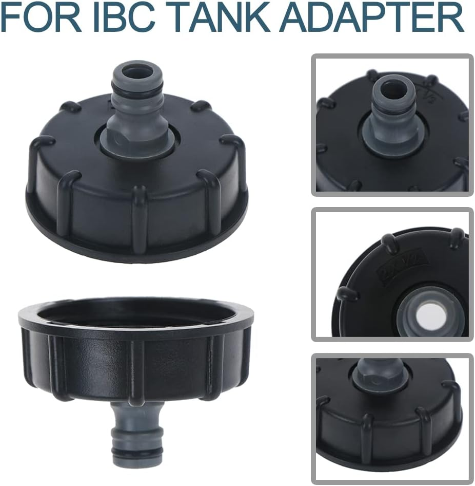 IBC Adapter Reducer Connector Hose Lock Water Pipe Tap Fitting Butt Storage Tank
