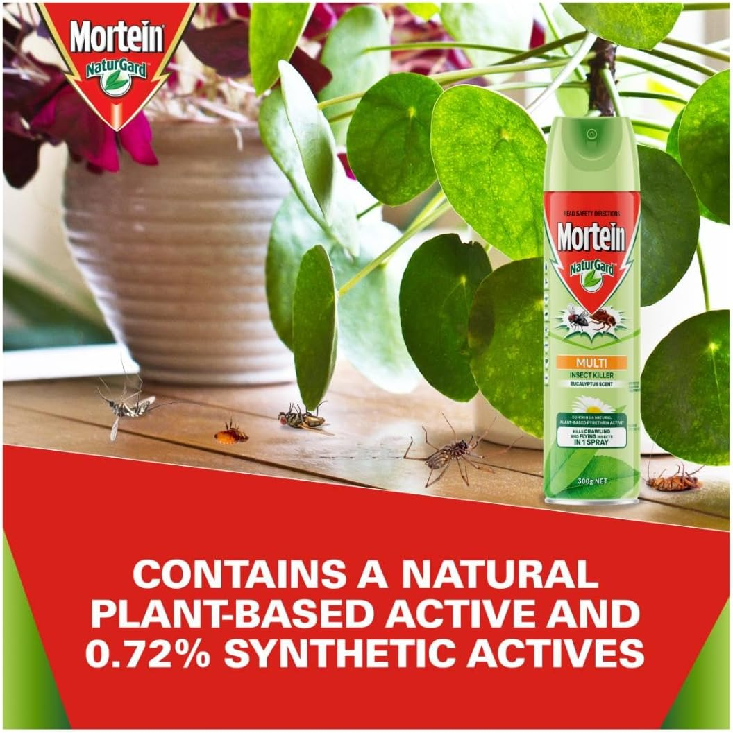 Mortein Naturgard Multi Insect Killer Sprey 300 G image number 4