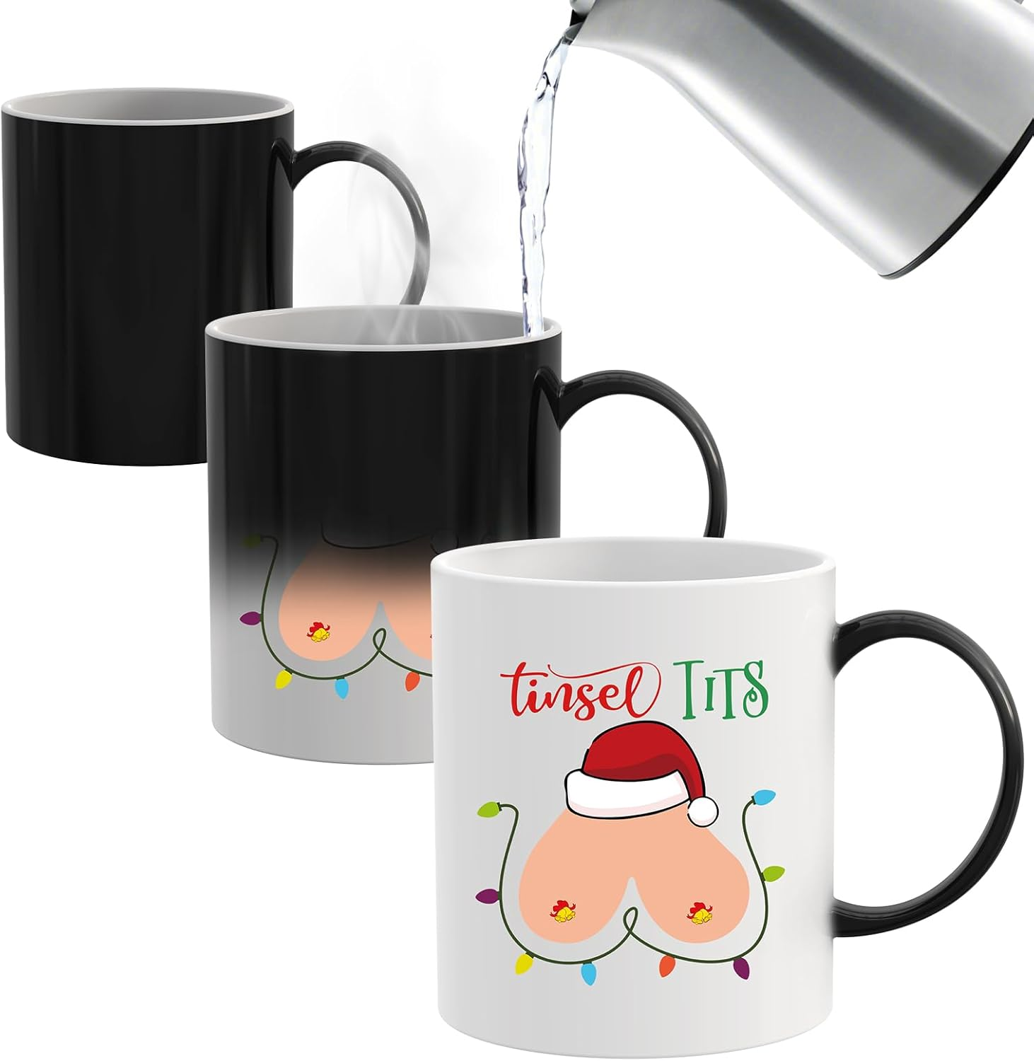 Mothers Day Mom Gifts from Daughter Son, Personalized Novelty Presents for Wife from Husband, Funny Gifts for Men Women, Message Appears as It Heats, Mothers Day Birthday Prank, Office Joke