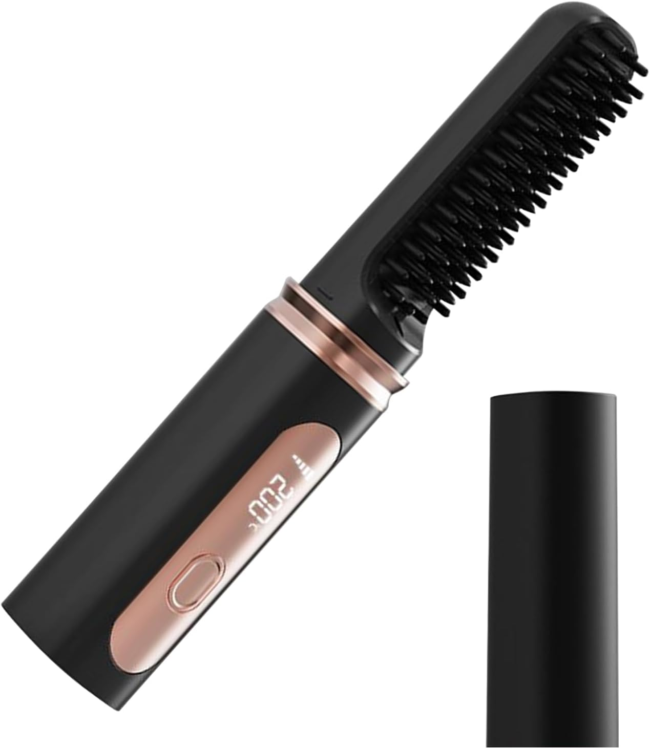 Meindin Hair Straightener Brush | Cordless Hair Straightening Brush,Usb Rechargeable Fast Heating Curling Iron Comb Styling Tools for Women Girls All Types Volumizing image number 5