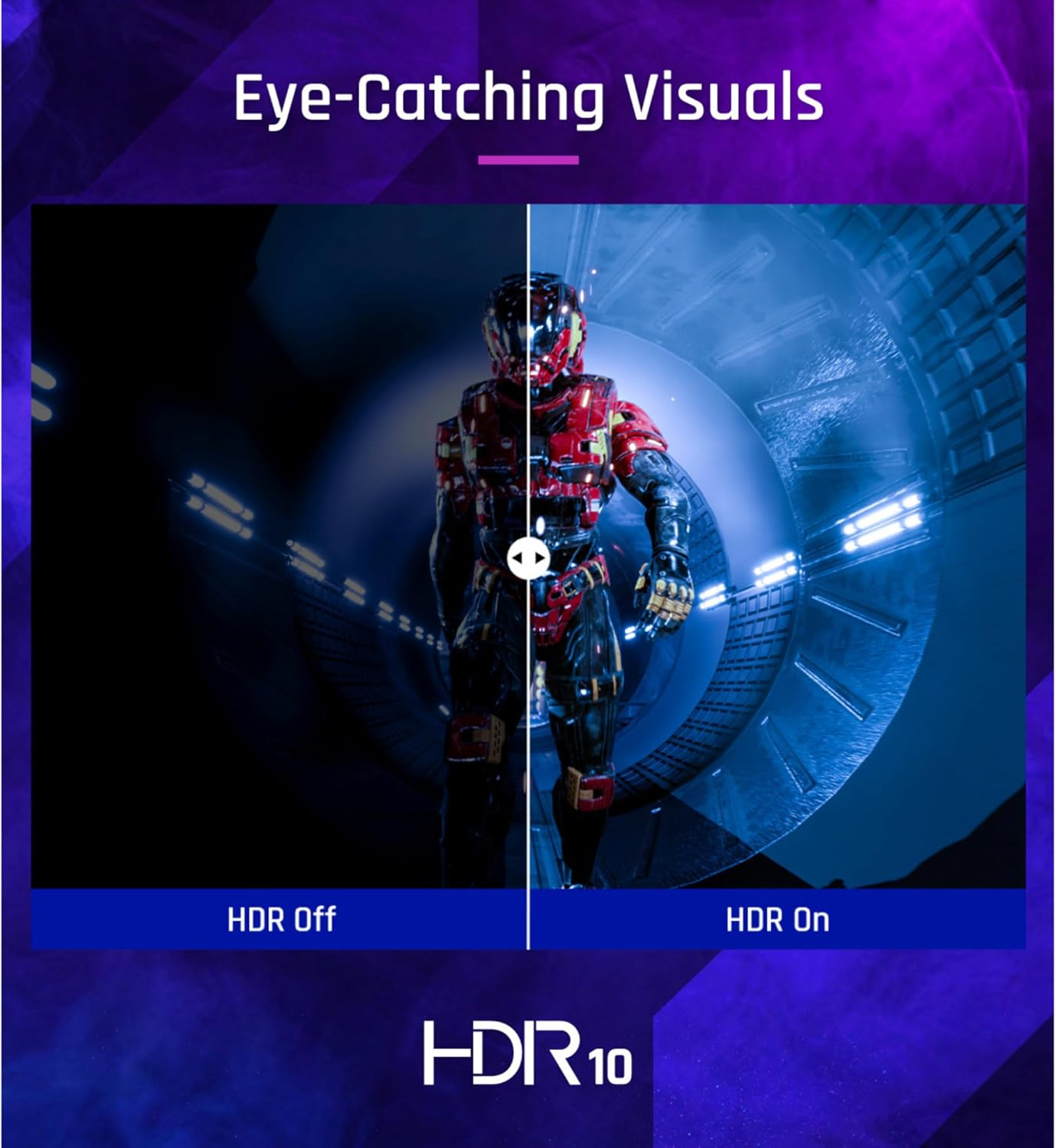 Viewsonic VX2479A-HD-PRO 24 Inch FHD Gaming Monitor, 240 Hz, 1 Ms MPRT, IPS, AMD Freesync, G-Sync Compatible, HDR10, HDMI, Display Port image number 5