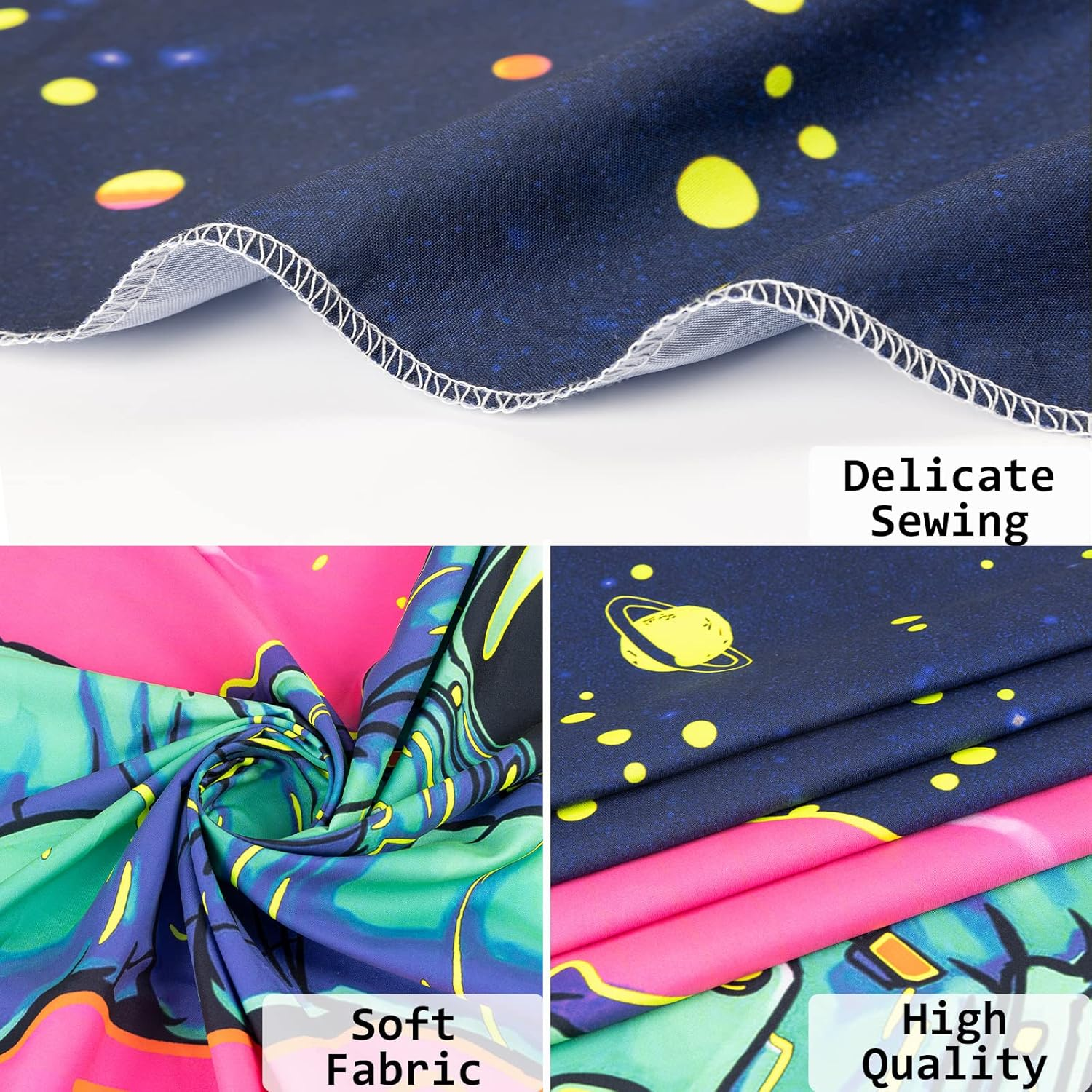 Blacklight Space Astronaut Tapestry for Men Guys Bedroom Black Light Cool Stars Galaxy Tapestries Glow in the Dark Spaceman and Poster Wall Hanging Bedroom Accessories Men 52"X60"