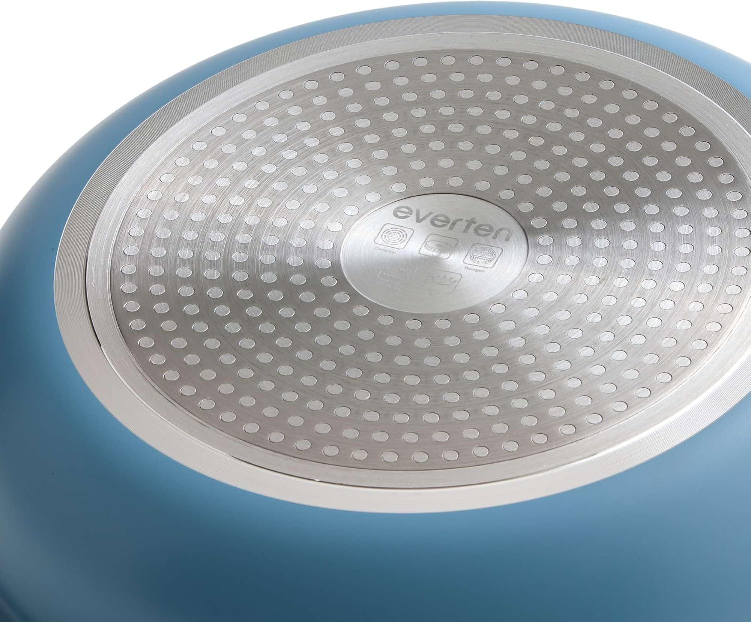 Everten Flex 16-Piece Nonstick Cookware Set &ndash; Detachable Handles, Space-Saving Design, PFOA/PFOS Free, with Pan Protectors &ndash; Denim image number 3