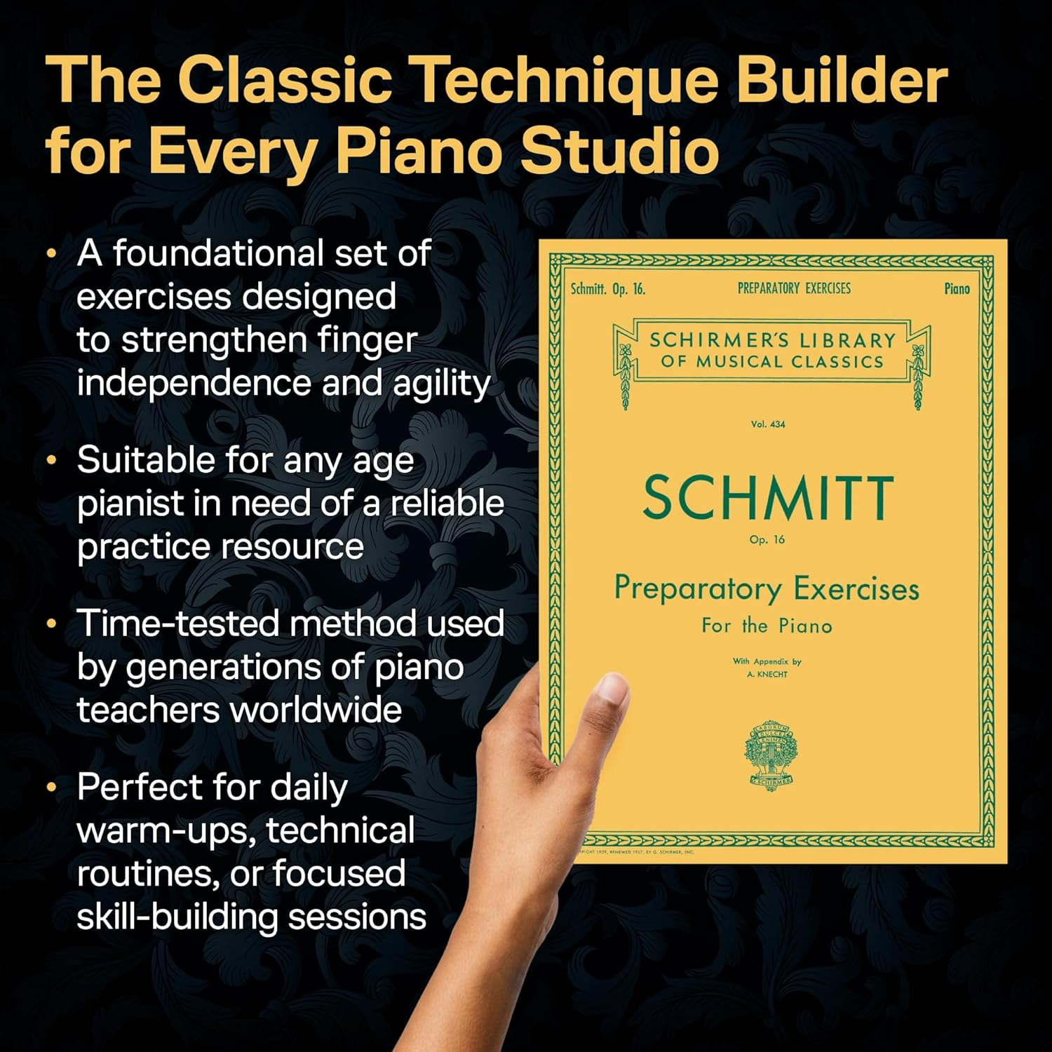Preparatory Exercises, Op. 16: Schmitt - Preparatory Exercises, Op. 16 Schirmer Library of Class: 434 image number 3