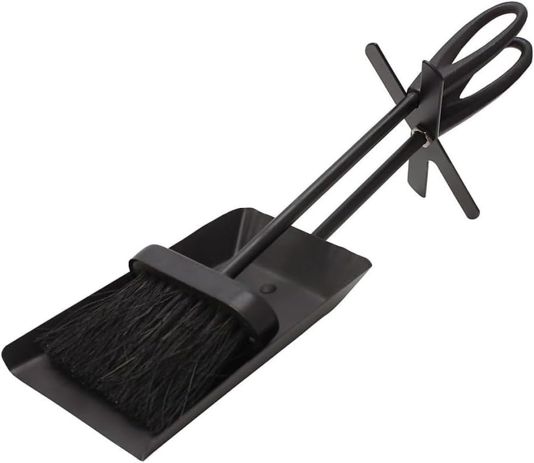 Valiant Fireplace Companion Tools with Brush and Shovel, 38 Cm, Cast Iron Handles, Durable Cleaning Tools for Fireplace, Stove, Grill and Fire Pit image number 5