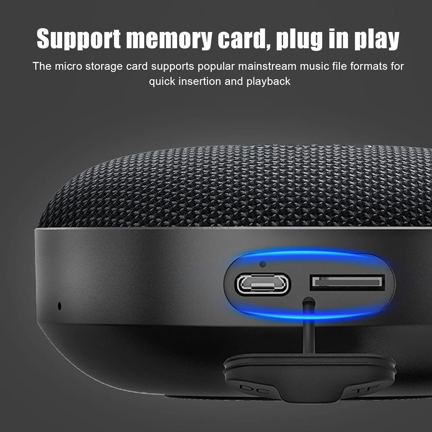 Jectse Bike Speaker, IP67 Waterproof Portable Speaker with Cycling Mount, Dual Pairing Wireless Bluetooth Speaker, 8W Surround Sound, Sporty Style for Outdoor Activities (Black) image number 5