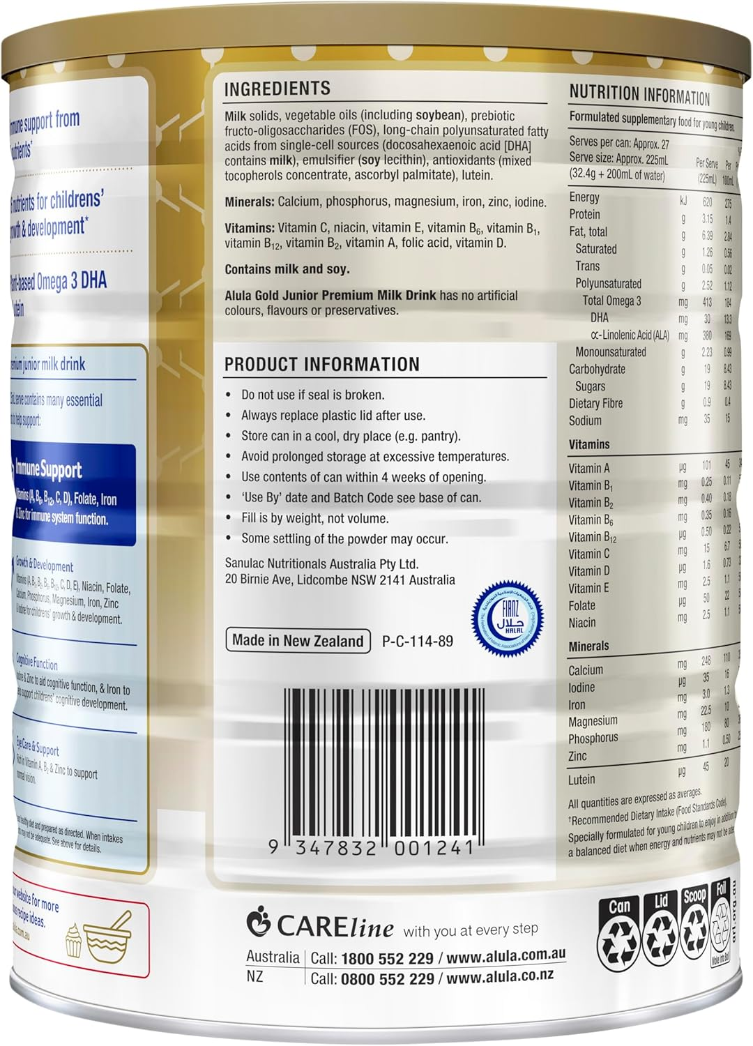 ALULA Gold Stage 4 Junior Milk Drink 2YEARS+ image number 1