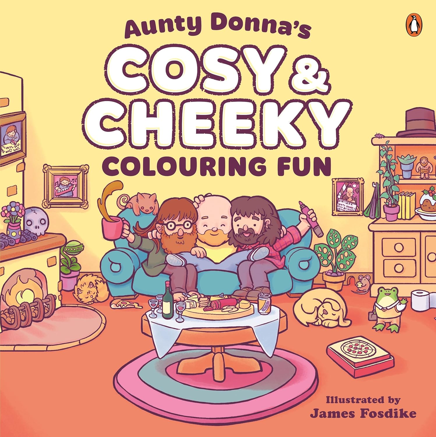 Aunty Donna'S Cosy & Cheeky Colouring Fun: a Surprisingly Calm and Cute Colouring Book image number 3