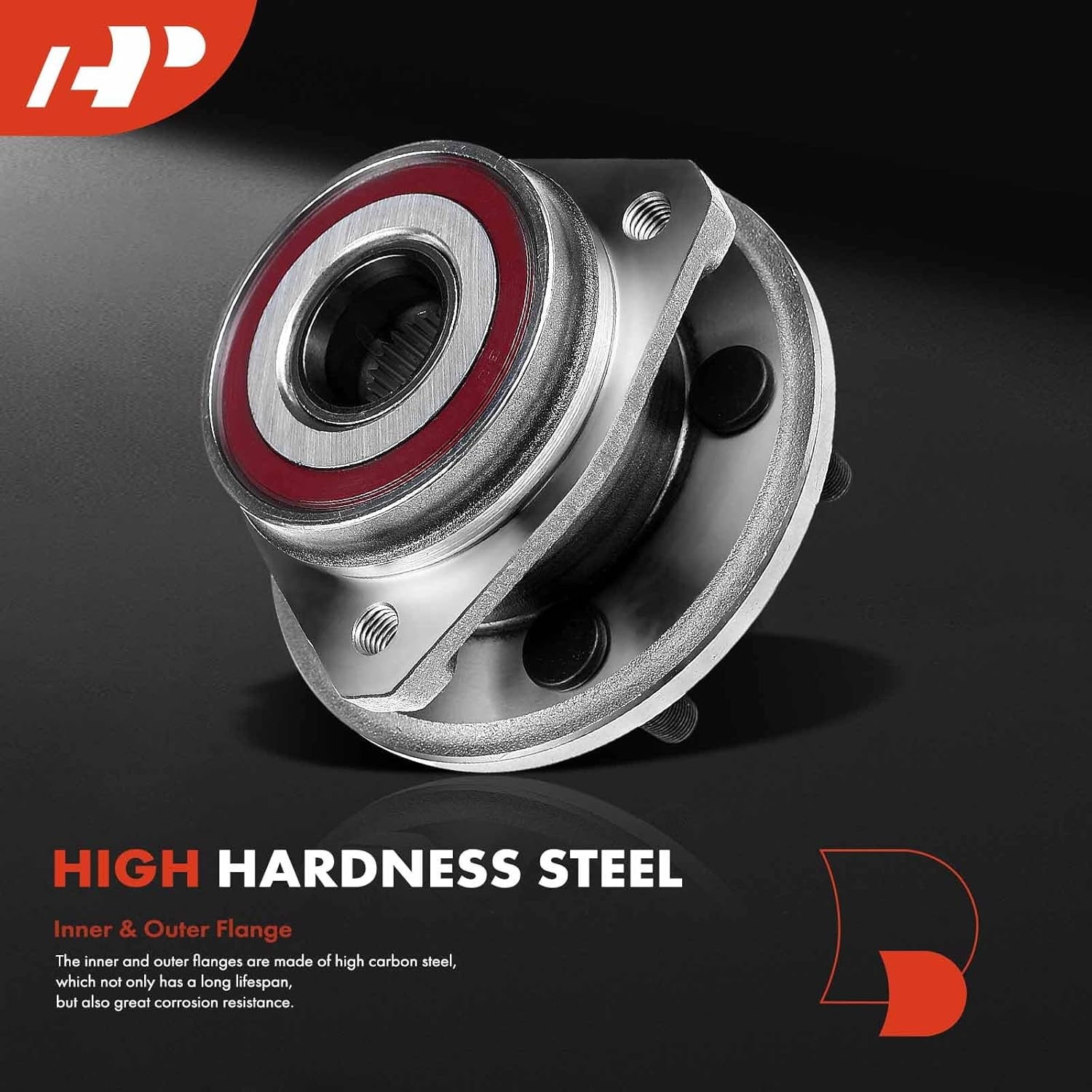 A-Premium Front Wheel Bearing and Hub Assembly with 5-Lug Compatible with Jeep Wrangler 2000-2006, Cherokee 1999-2001, TJ 2000-2006 image number 6