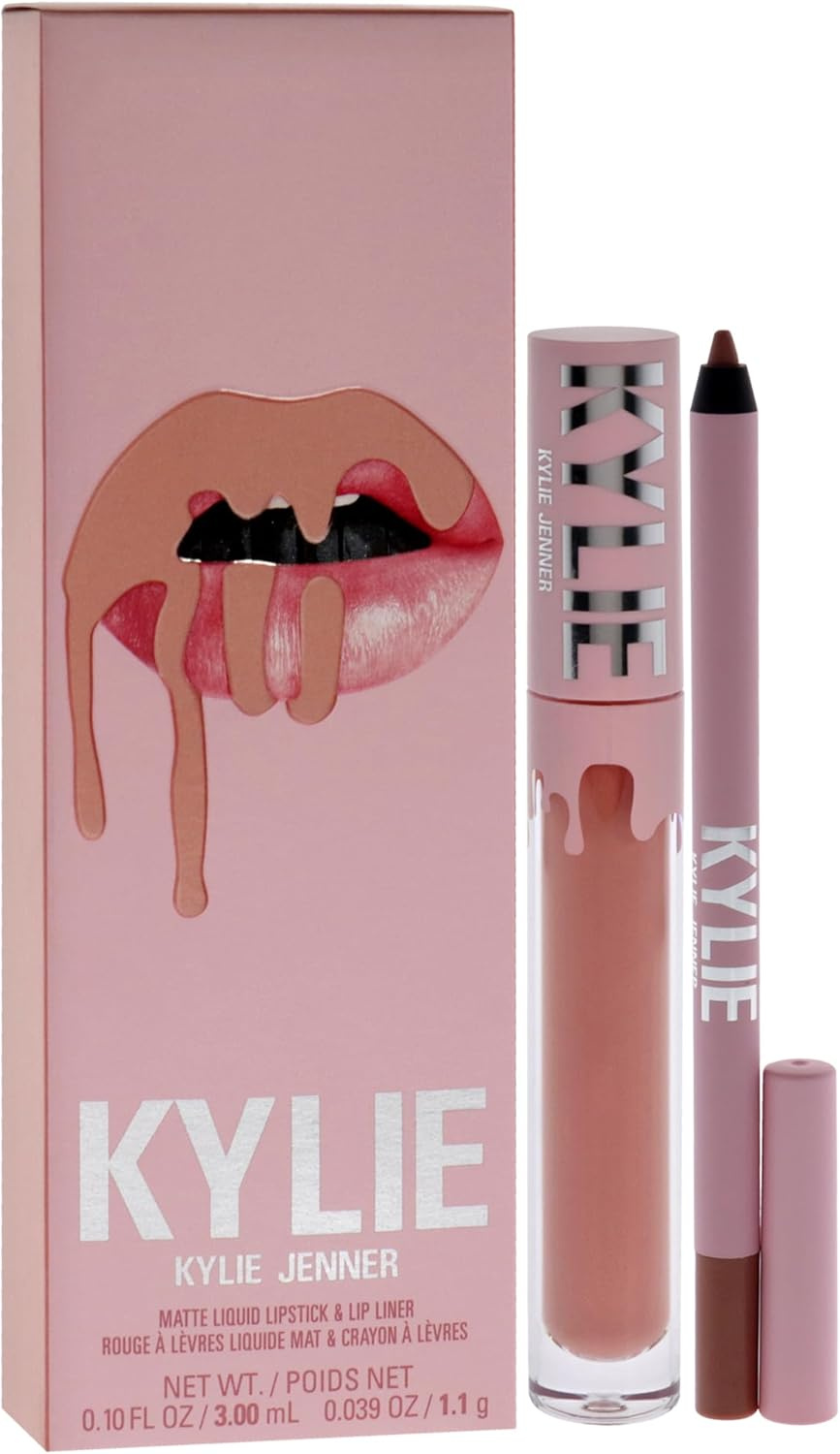 Kylie Cosmetics Matte Lip Kit - 700 Bare for Women 2 Pc 0.10Oz Matte Liquid Lipstick, 0.039Oz Lip Liner image number 4