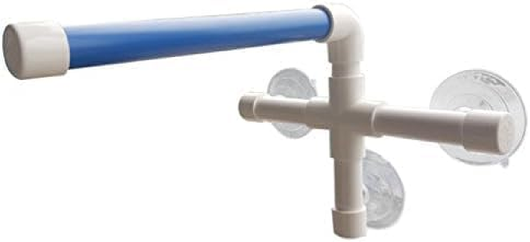 Portable Bird Parrot Stand with 3 Suction Cups,Shower Perch, Toy Holder & Wall-Hanging Platform for Parakeet Play image number 1