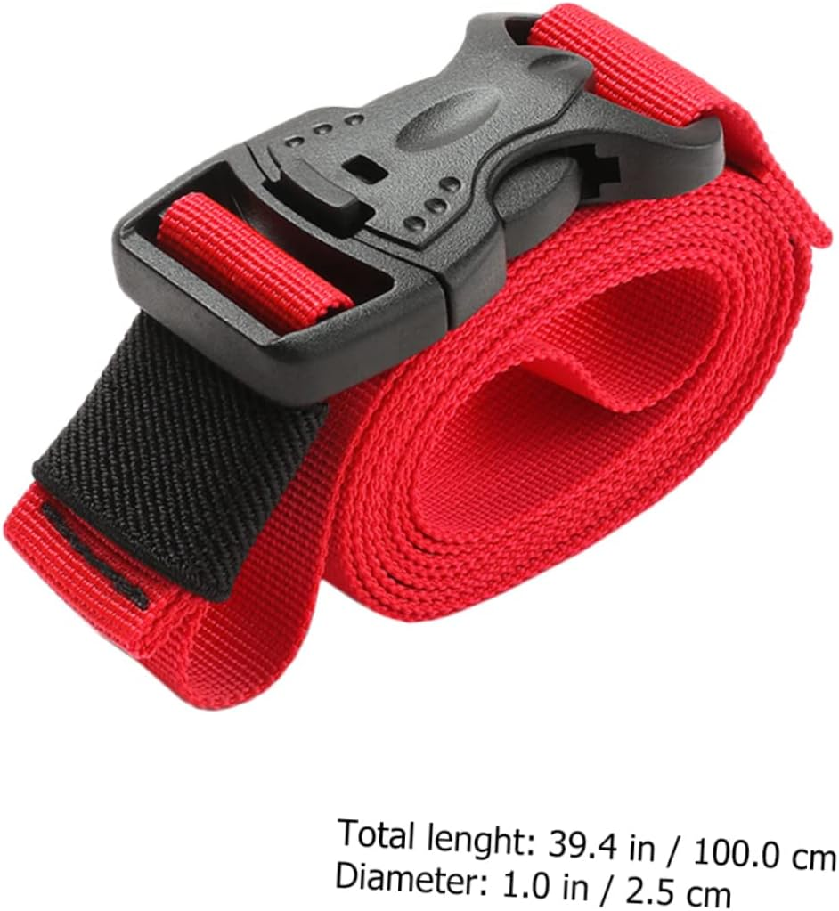DOITOOL 5Pcs Multifunctional Nylon Lashing Straps for Luggage Cargo Fastening Belts Quick Release Buckle for Travel Hiking Gear image number 2